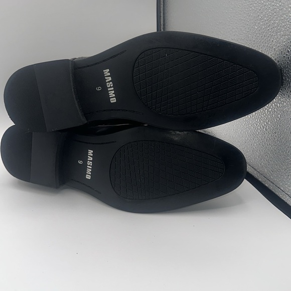 Men’s Masimo Ny Size 9 Brown Leather Slip On Loafers NWOT - Picture 5 of 7